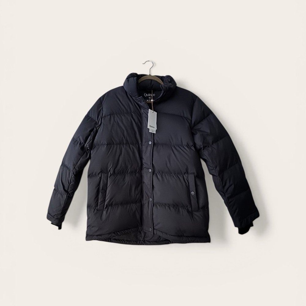 Quince Responsible Down Puffer Jacket Size XL Carbon Grey NWT